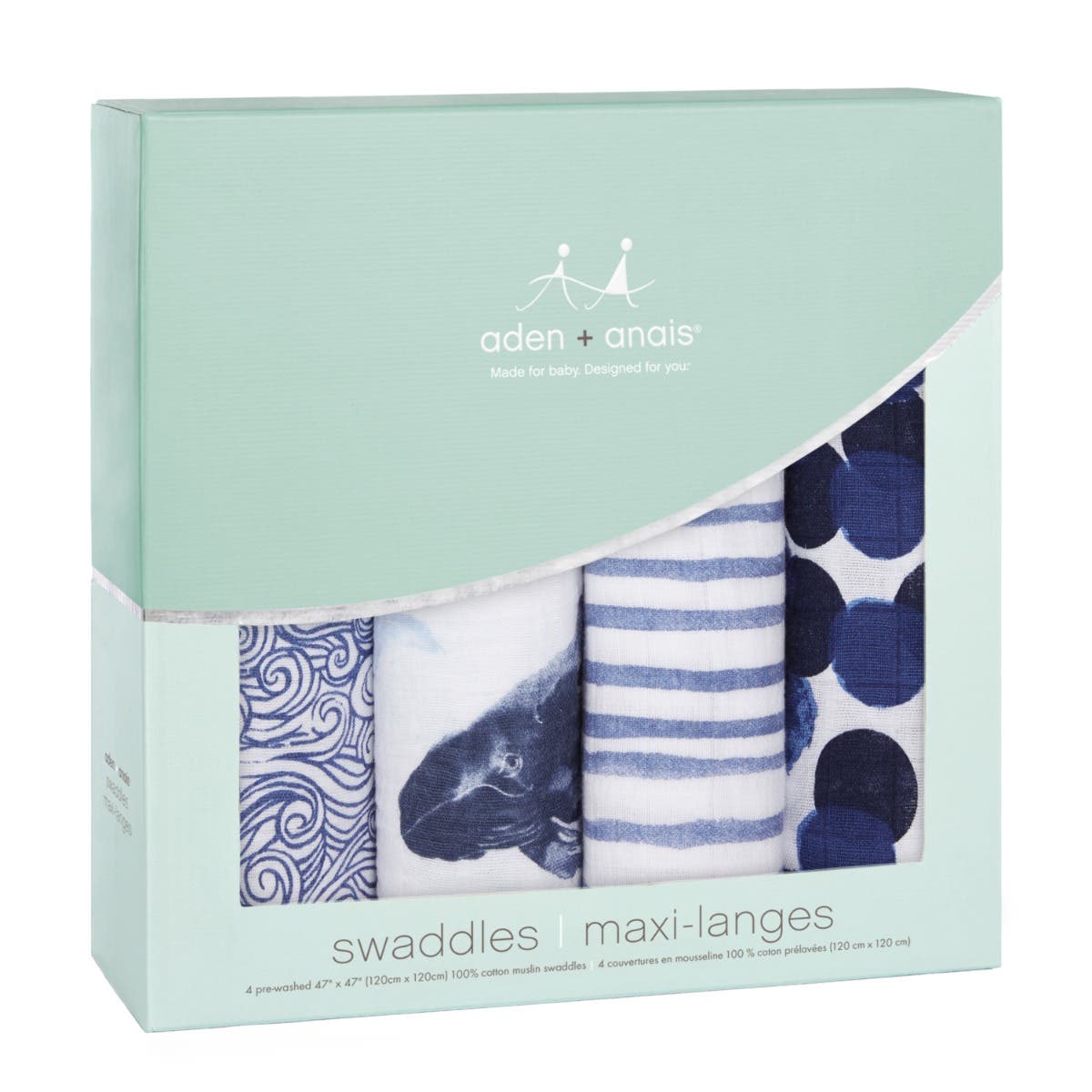 boutique 100% cotton muslin swaddle blanket 4 pack - Image 6