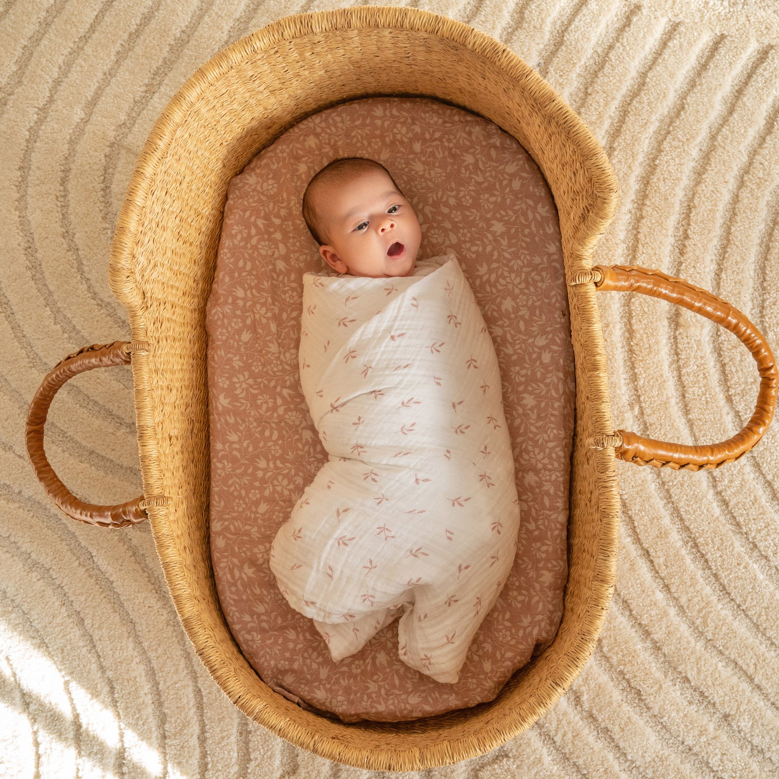 organic cotton muslin swaddle blanket 4 pack - Image 2