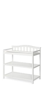 Arch Top Baby Changing Table. Matte White - Image 16