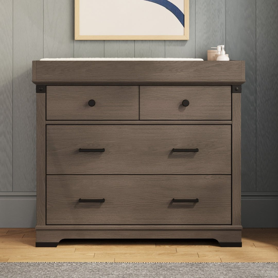 Redmond 4 Piece Nursery Set with Crib. Dresser with Changing Tray and Chest - Image 5