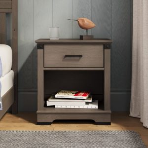Redmond Nightstand. Dapper Gray
