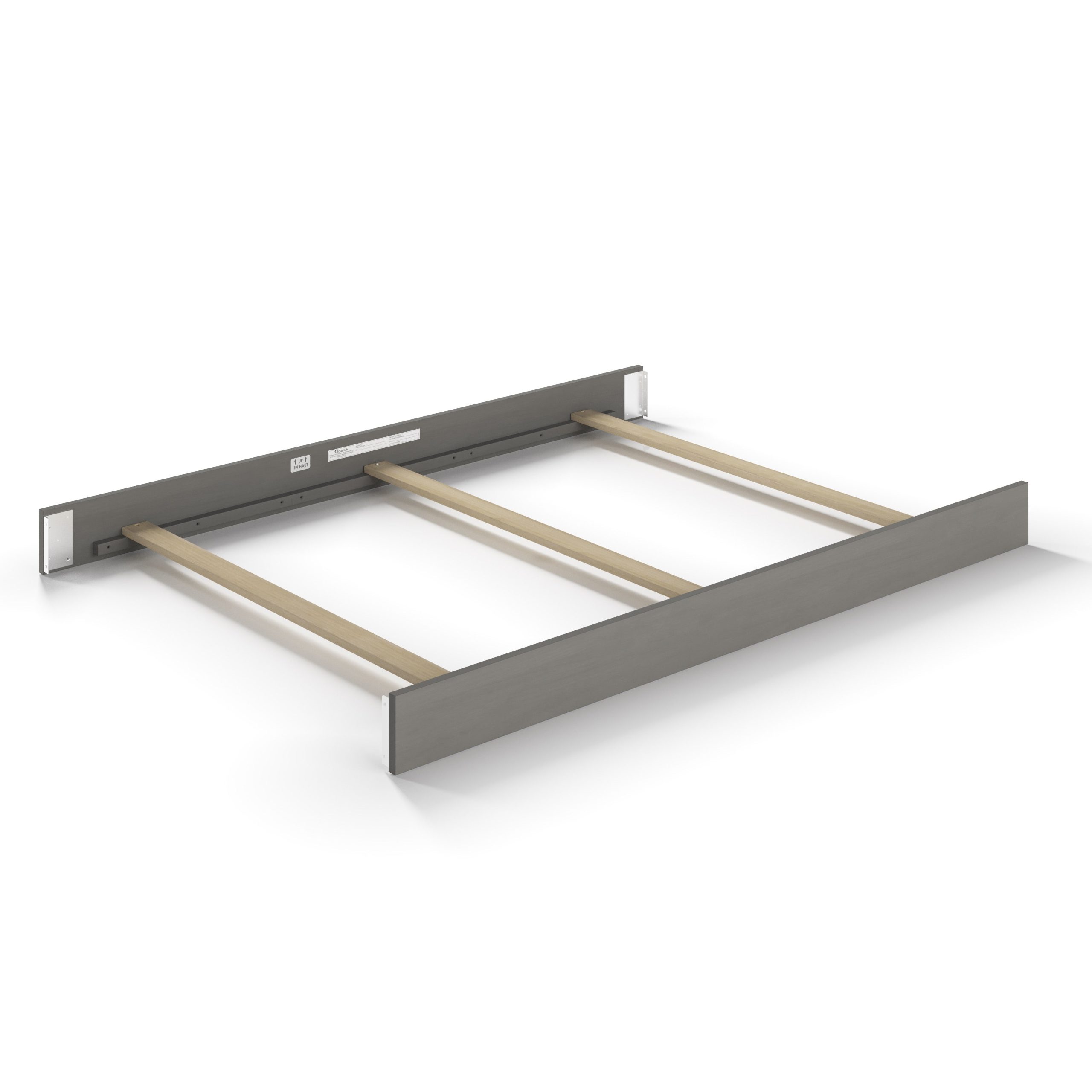 F06401 - Full-Size Bed Rail - Lunar Gray - Image 2