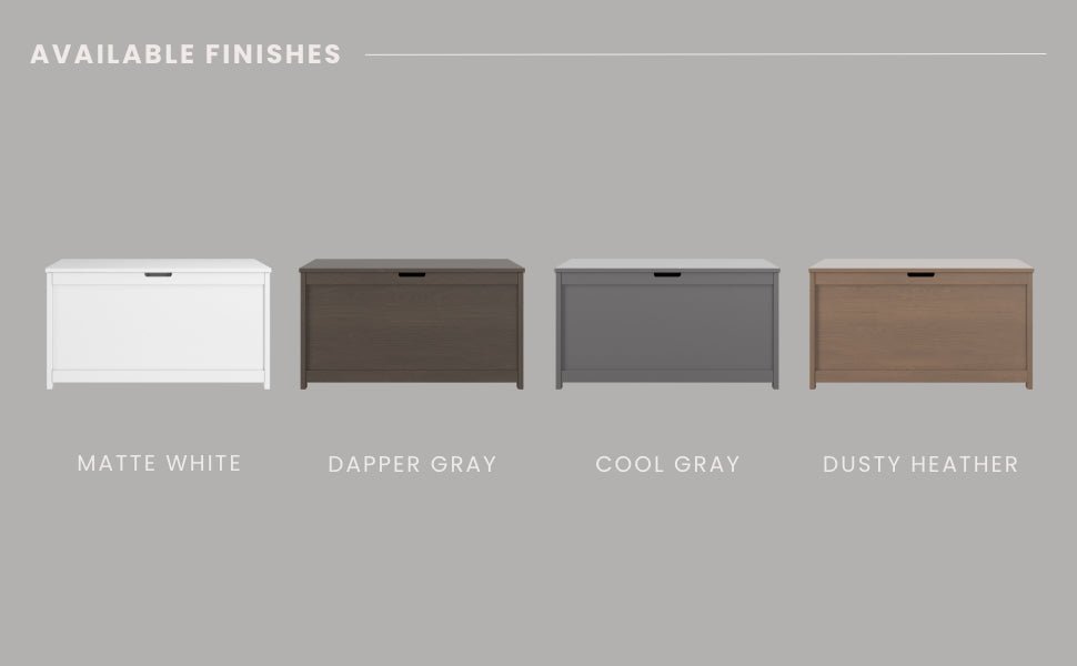 Harmony 33 Kids Toy Box. Matte White - Image 18