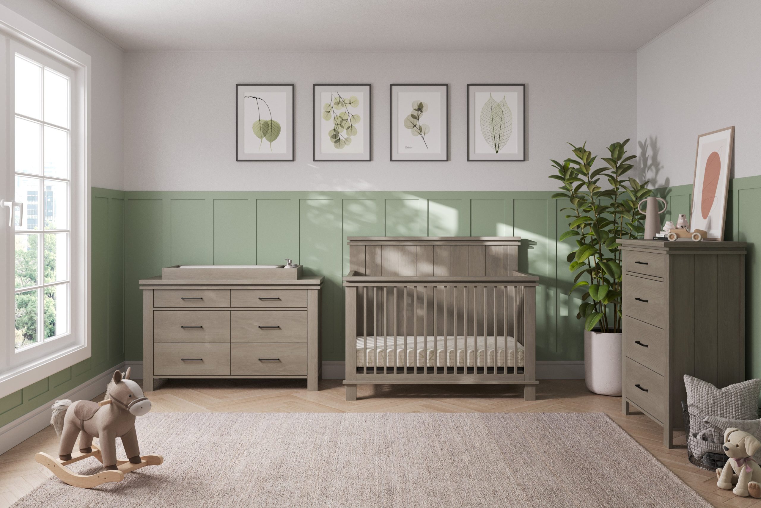 Denman 4 Drawer Chest. Crescent Gray - Image 3