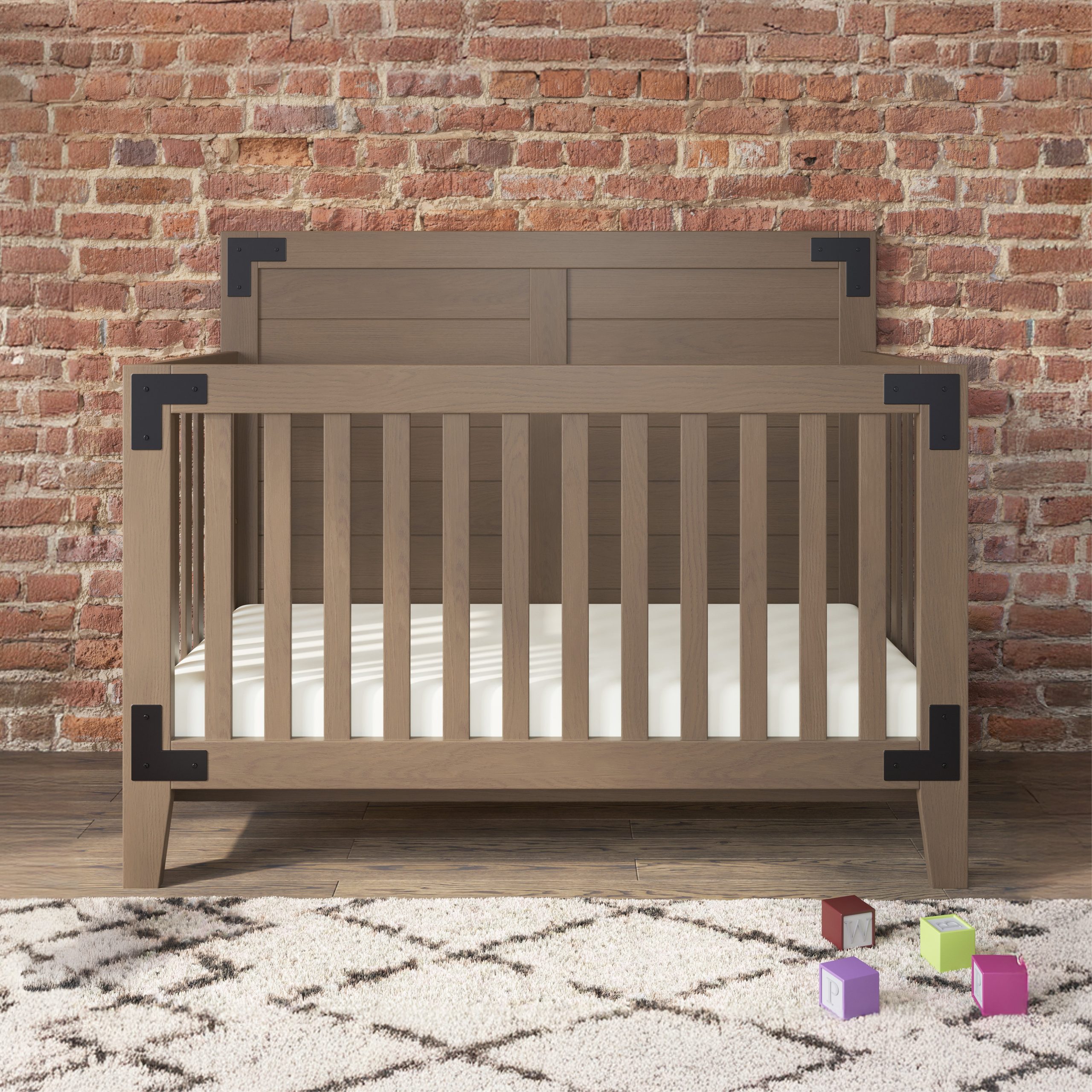 Lucas 4-in-1 Convertible Crib. Dusty Heather - Image 9