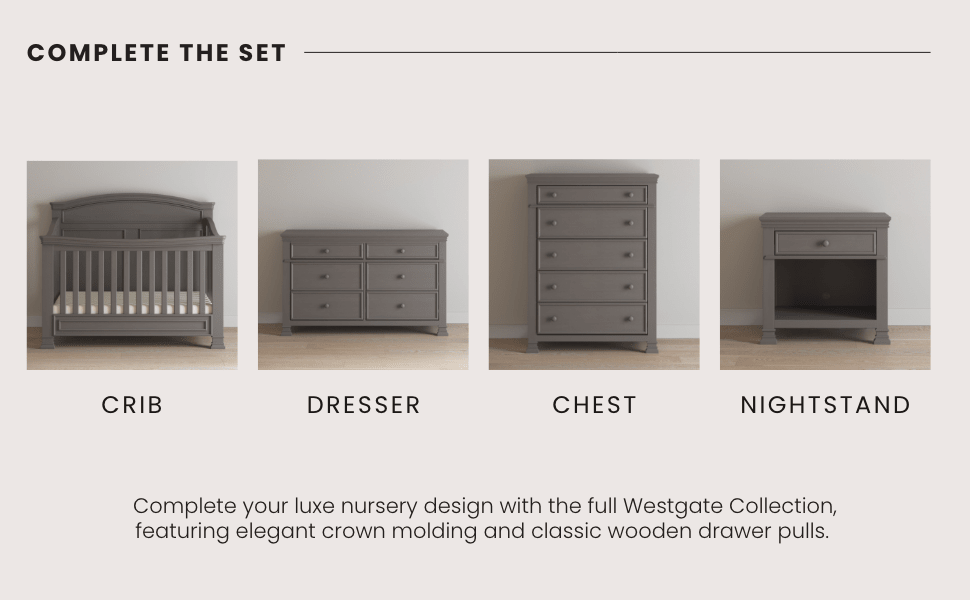 Westgate 5-Drawer Chest. Chelsea Gray - Image 7