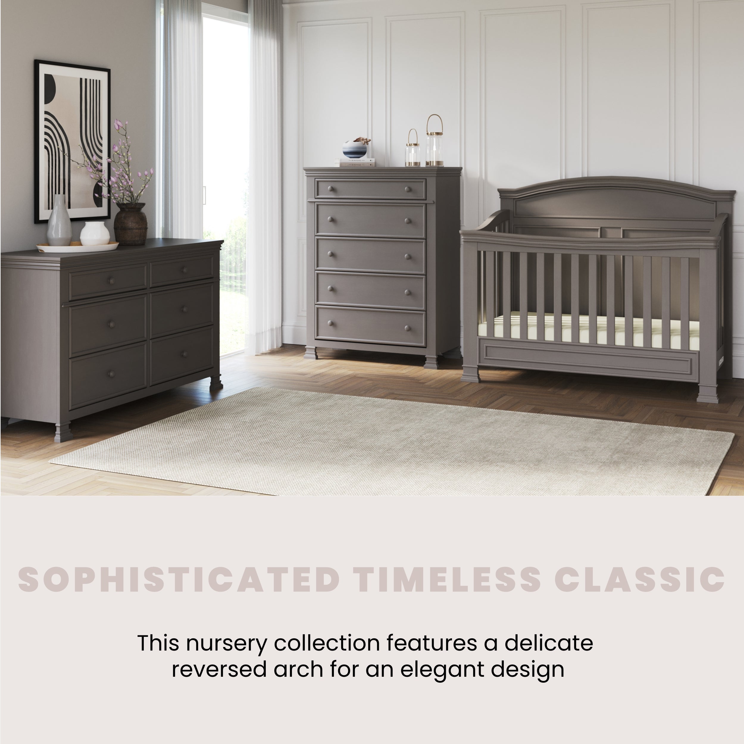Westgate 5-Drawer Chest. Chelsea Gray - Image 8