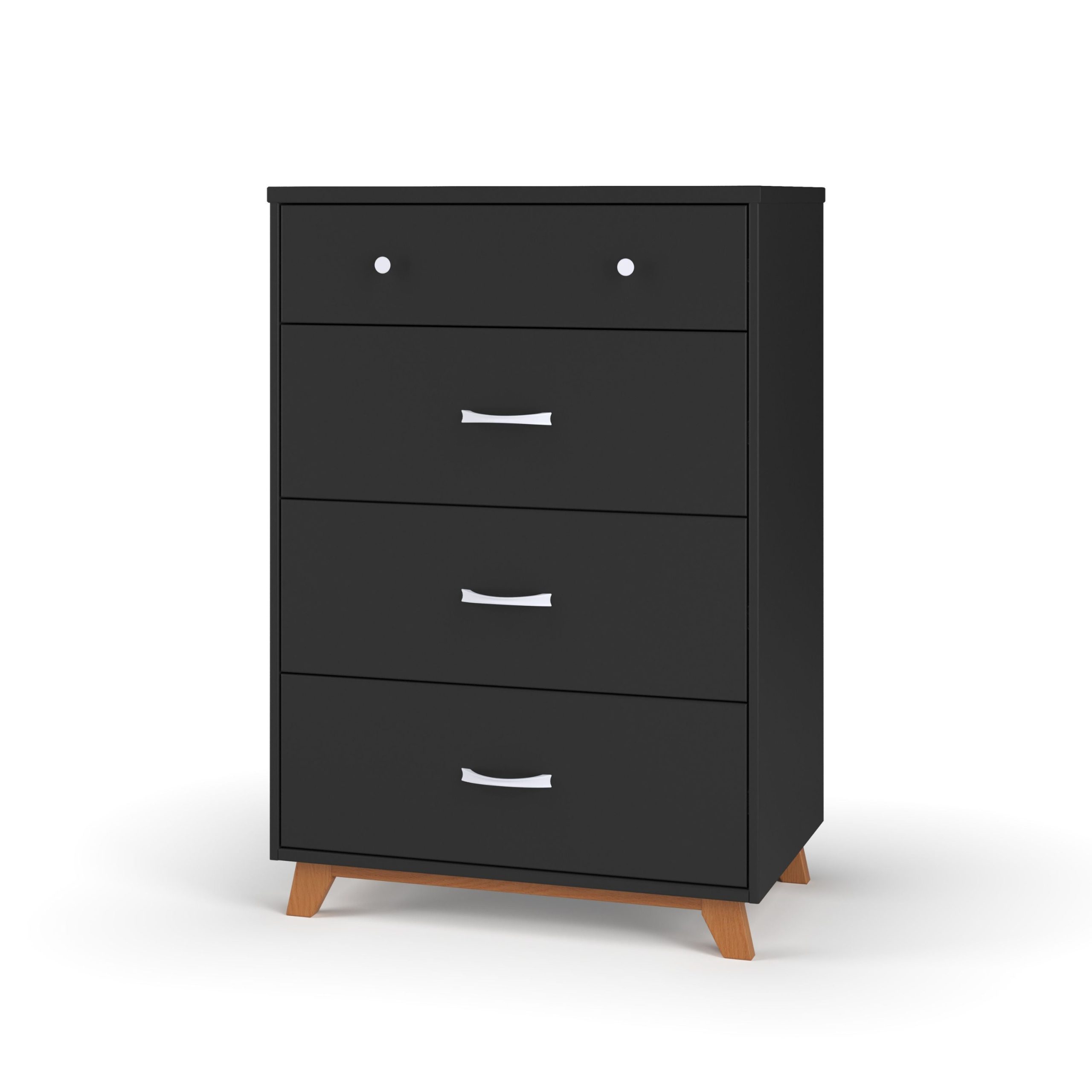 Soho 4 Drawer Chest. Ebony - Image 2